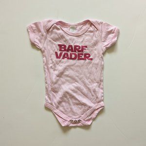 For our little ones barf vader onesie 6/12 months